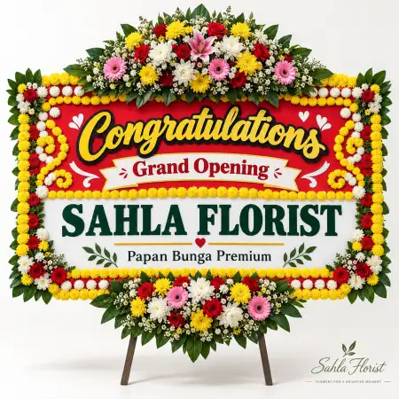 Papan Bunga Ucapan Selamat Pasaman
